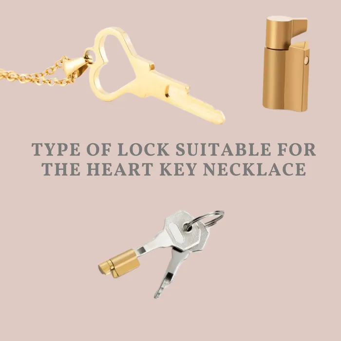 The Key To My Heart Necklace House of Chastity Female Sex Toys