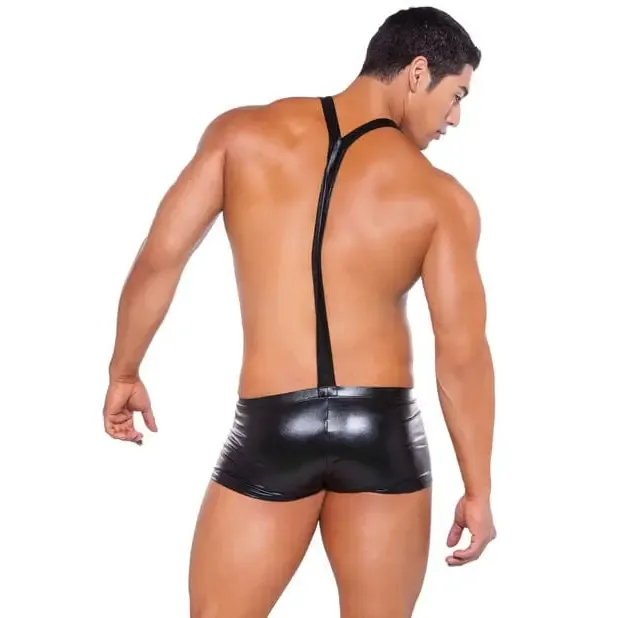 Allure Lingerie Vibrators Zeus Wet Look Suspender Shorts Allure Lingerie Vibrators Zeus Wet Look Suspender Shorts