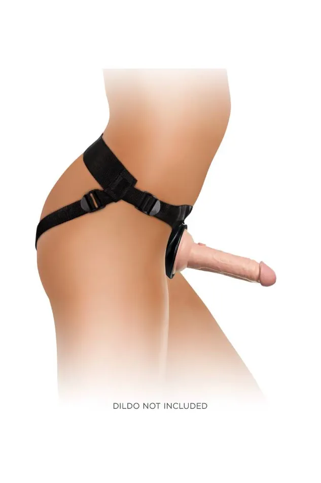 Pipedream King Cock Elite Comfy Body Dock Strapon Harness Black Pipedream Female Sex Toys
