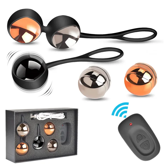 Female Sex Toys Remote Kegel Ben Wa Balls Kit For Women Bladder Control Exercise Weights YOSPOSS Female Sex Toys Remote Kegel Ben Wa Balls Kit For Women Bladder Control Exercise Weights YOSPOSS