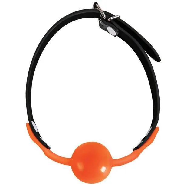 Icon Brands Anal Icon Brands Orange Is The New Black SiliGag Silicone Ball Gag Orange