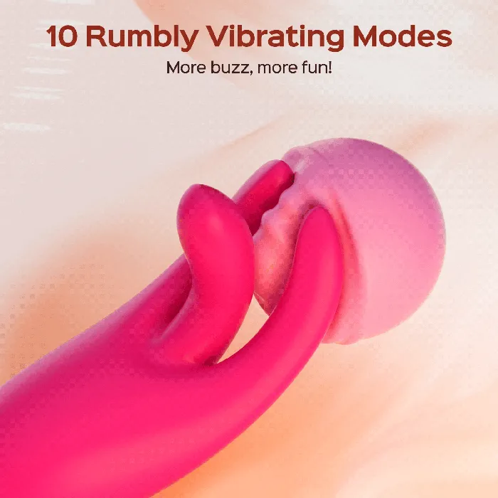 propinkup Female Sex Toys Triple Finger Vibe Flicking Finger Vibrator Clit GSpot Stimulator for Women