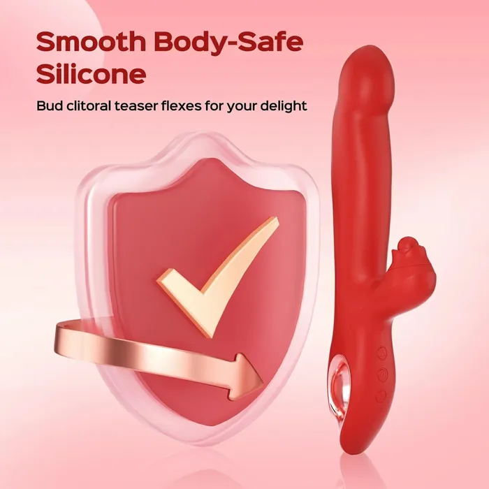 propinkup Female Sex Toys Wiggling Rabbit G Spot Vibrator with Sliding Beads Ring Clitoral Stimulator Woman Sex Toys
