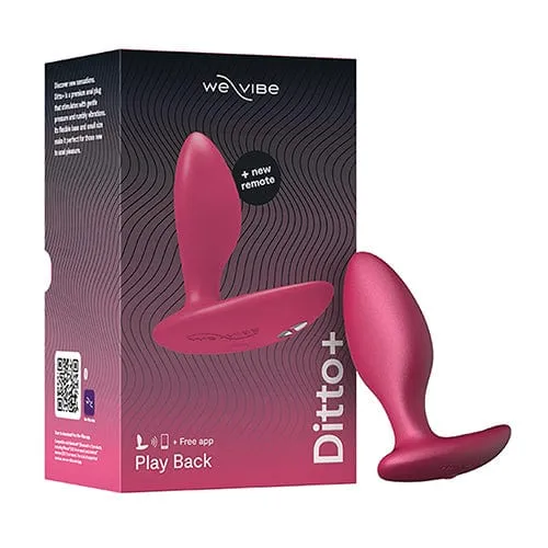 WE VIBE Ditto AppControlled Remote Control Anal Plug WE VIBE Male Sex Toys