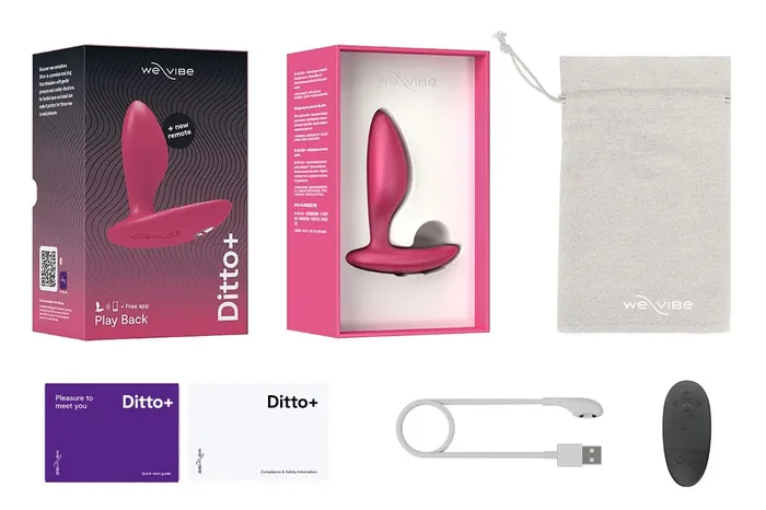 WE VIBE Ditto AppControlled Remote Control Anal Plug WE VIBE Male Sex Toys