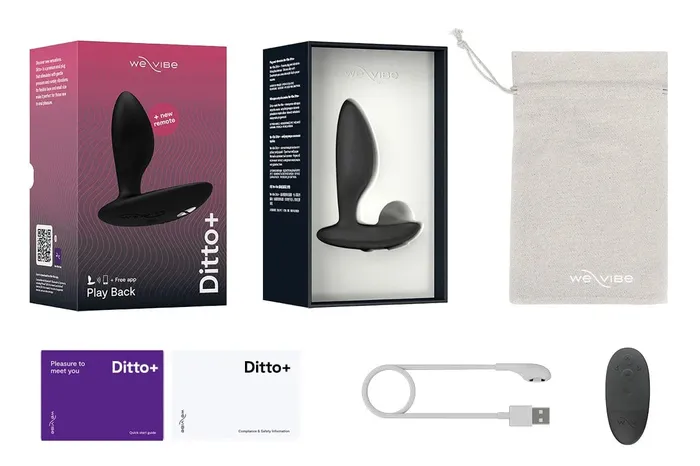 WE VIBE Ditto AppControlled Remote Control Anal Plug WE VIBE Male Sex Toys