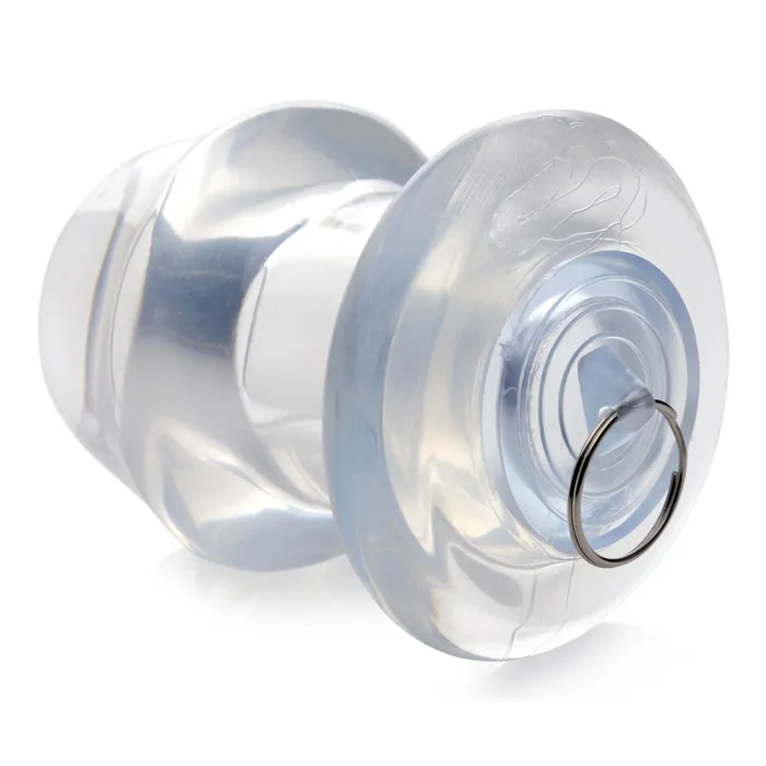 Male Sex Toys Master Series Ass Bung Clear Hollow Anal Dilator with Plug Large