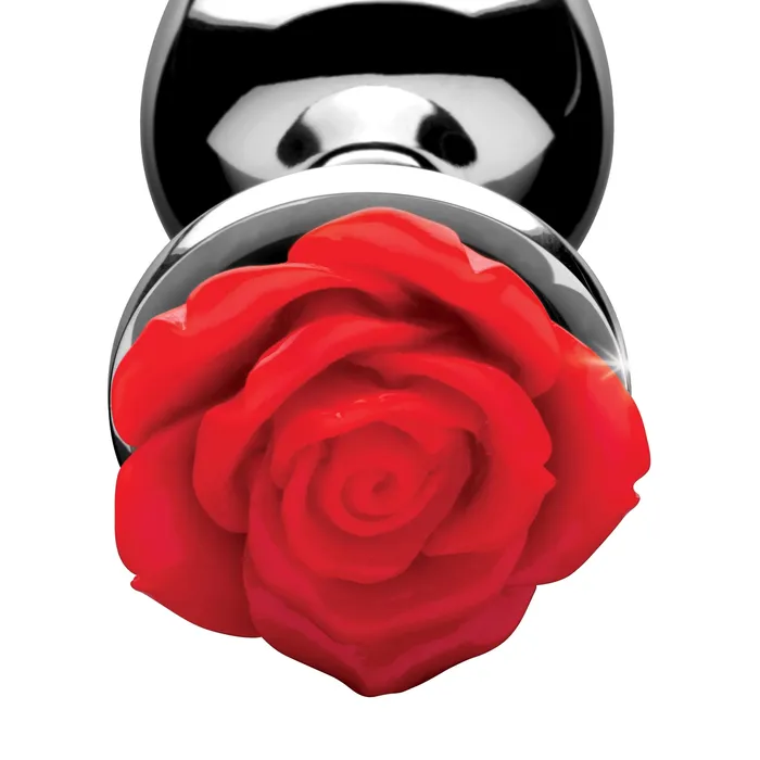 Red Rose Anal Plug Large Booty Sparks Male Sex Toys