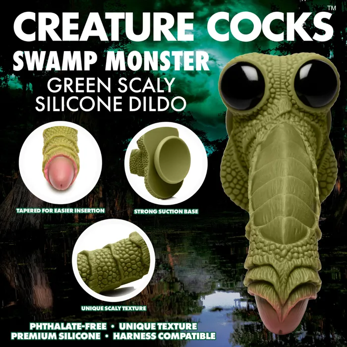 XR Brand Dildos CREATURE COCKS SWAMP MONSTER DILDO