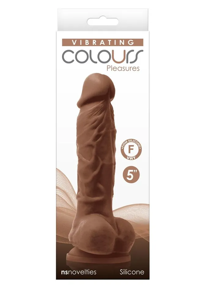 Colours Female Sex Toys Colours Pleasures Silicone Vibrating Dildo with Balls Colours Female Sex Toys Colours Pleasures Silicone Vibrating Dildo with Balls