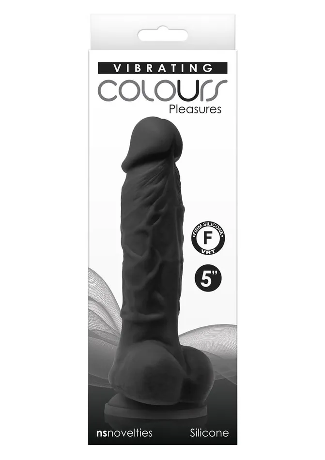 Colours Female Sex Toys Colours Pleasures Silicone Vibrating Dildo with Balls Colours Female Sex Toys Colours Pleasures Silicone Vibrating Dildo with Balls