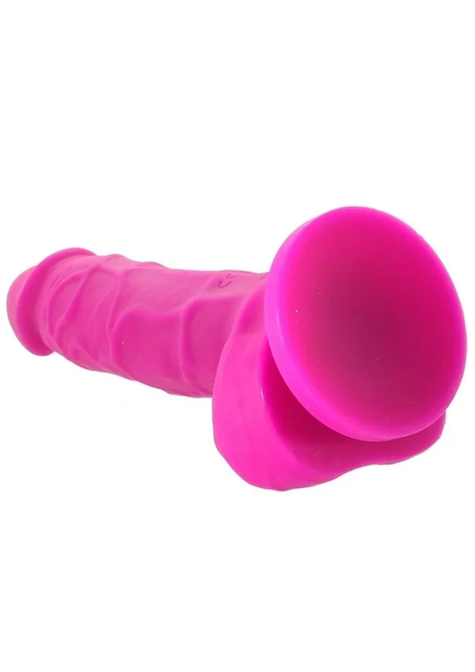 Colours Female Sex Toys Colours Pleasures Silicone Vibrating Dildo with Balls Colours Female Sex Toys Colours Pleasures Silicone Vibrating Dildo with Balls