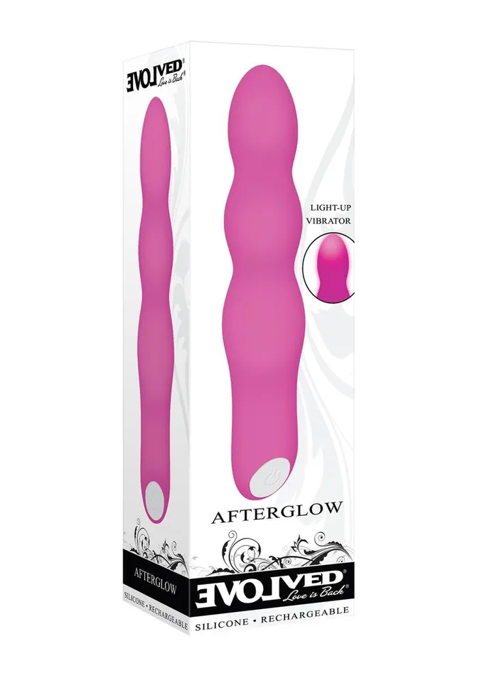 Evolved Female Sex Toys Afterglow Silicone Rechargeable LightUp Vibrator