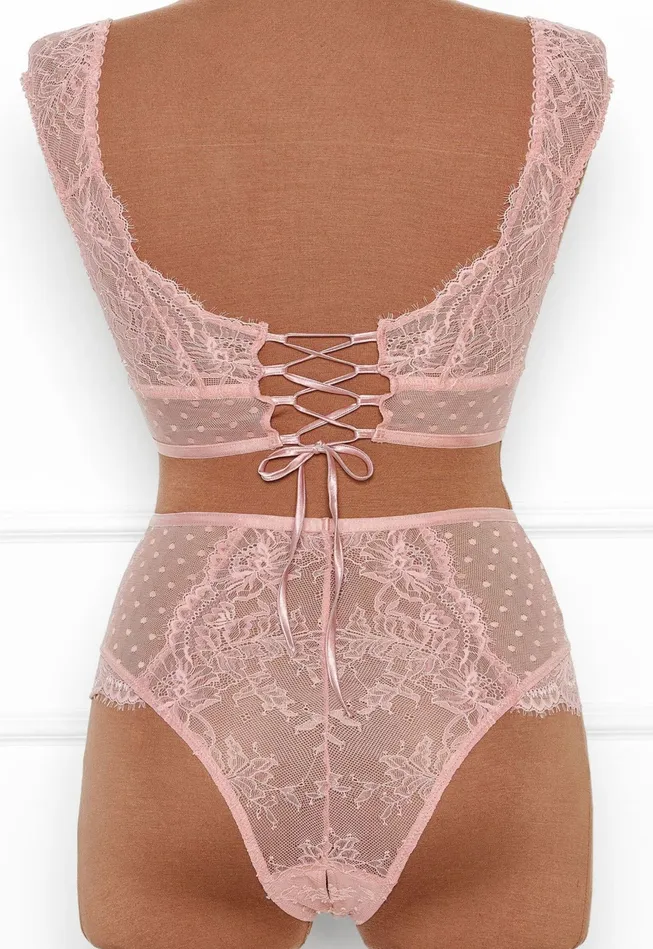 Lacy OffTheShoulder Bralette Blush Mentionables Dildos Lacy OffTheShoulder Bralette Blush Mentionables Dildos