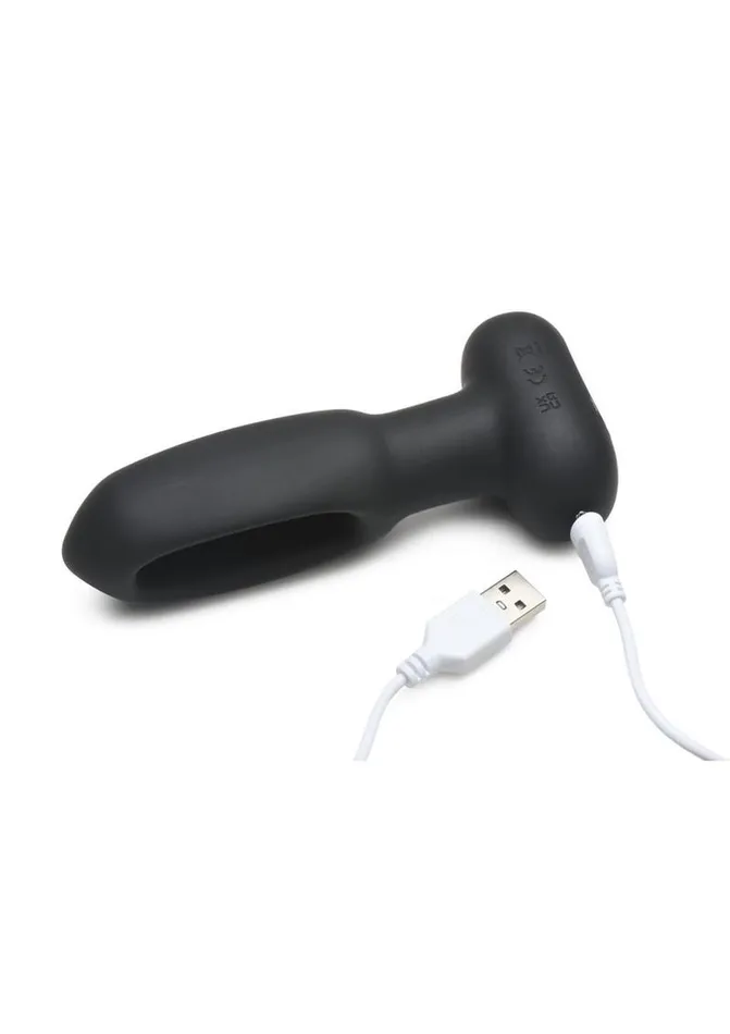 Male Sex Toys Inmi Flickers Bum Flick Flicking and Vibrating Rechargeable Silicone Butt Plug with Remote