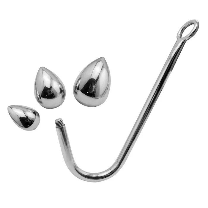 Stainless Steel Interchangeable Anal Hook Love Plugs Anal