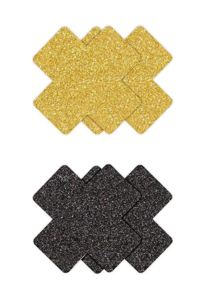 Vibrators Pretty Pasties Pretty Pasties Glitter Cross