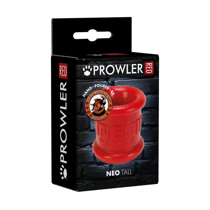 Vibrators Prowler RED By Oxballs Neo Tall Ball Stretcher Red Prowler RED