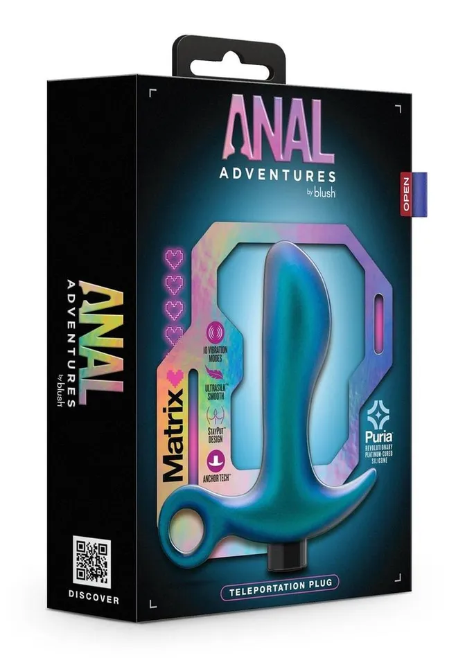 Anal Anal Adventures Anal Adventures Matrix Teleportation Plug Rechargeable Silicone Anal Plug Lunar