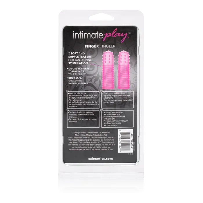Intimate Play Finger Tingler Pink CalExotics Vibrators Intimate Play Finger Tingler Pink CalExotics Vibrators