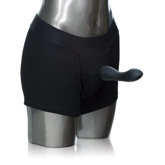 Packer Gear Boxer Brief Harness Mediumlarge Black CalExotics Mens Underwear
