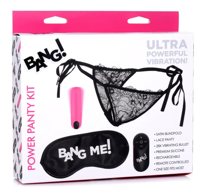 XR Brands Bang Bang Power Panty Kit Pink Vibrators XR Brands Bang Bang Power Panty Kit Pink Vibrators